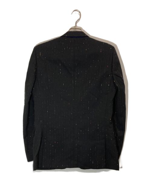 PS Paul Smith（ＰＳポールスミス）PS Paul Smith (ＰＳポールスミス) カラフルネップストライプセットアップスーツ ブラック サイズ:ジャケットS　パンツMの古着・服飾アイテム