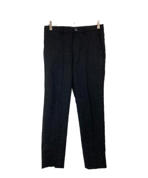 PS Paul Smith（ＰＳポールスミス）PS Paul Smith (ＰＳポールスミス) カラフルネップストライプセットアップスーツ ブラック サイズ:ジャケットS　パンツMの古着・服飾アイテム