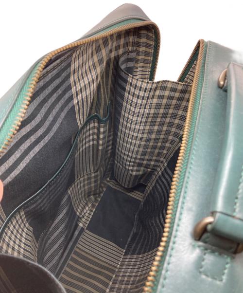 MOTHERHOUSE（マザーハウス）MOTHERHOUSE (マザーハウス) アンティーク スクエア バックパック グリーンの古着・服飾アイテム