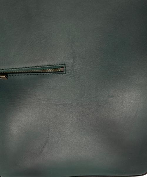 MOTHERHOUSE（マザーハウス）MOTHERHOUSE (マザーハウス) アンティーク スクエア バックパック グリーンの古着・服飾アイテム