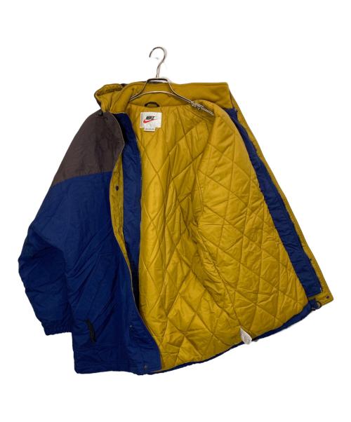 NIKE（ナイキ）NIKE (ナイキ) オールドパフコート ブラウン×ネイビー サイズ:Ⅿの古着・服飾アイテム