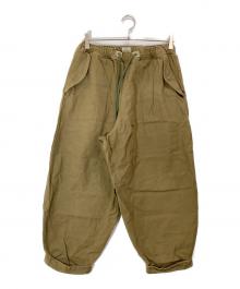 gold（ゴールド）の古着「BACKSATIN OVER PANTS」｜カーキ