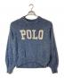 POLO RALPH LAUREN（ポロ・ラルフローレン）の古着「ロゴコットンクルーネックニット」｜ブルー