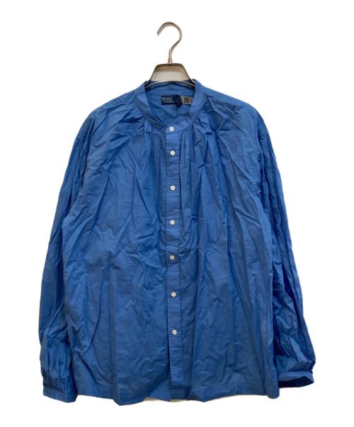 POLO RALPH LAUREN（ポロ・ラルフローレン）POLO RALPH LAUREN (ポロ・ラルフローレン) コットンボイルシャツ ブルー サイズ:8の古着・服飾アイテム