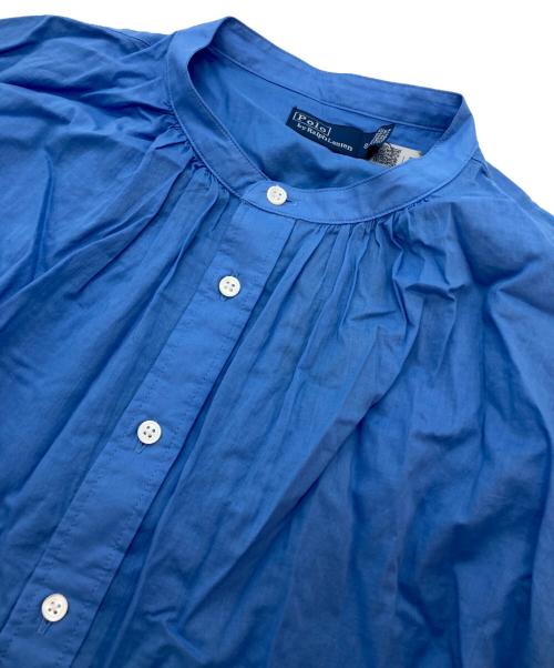 POLO RALPH LAUREN（ポロ・ラルフローレン）POLO RALPH LAUREN (ポロ・ラルフローレン) コットンボイルシャツ ブルー サイズ:8の古着・服飾アイテム