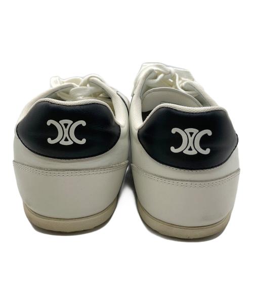 CELINE（セリーヌ）CELINE (セリーヌ) LOW LACE-UP SNEAKER ホワイト サイズ:SIZE 43の古着・服飾アイテム