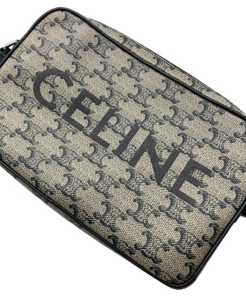 CELINE（セリーヌ）CELINE (セリーヌ) ミディアム メッセンジャーバッグ ベージュ×ブラック サイズ:-の古着・服飾アイテム
