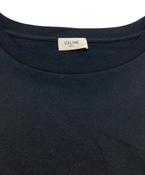 CELINE（セリーヌ）CELINE (セリーヌ) ミニロゴTシャツ ブラック サイズ:XXLの古着・服飾アイテム
