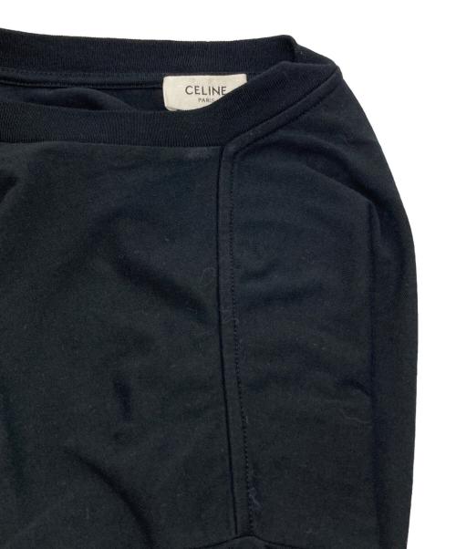 CELINE（セリーヌ）CELINE (セリーヌ) ルーズ Tシャツ / コットンジャージー ブラック サイズ:XXLの古着・服飾アイテム