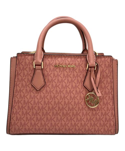 MICHAEL KORS（マイケル・コース）MICHAEL KORS (マイケル・コース) 2WAYバッグ ピンクの古着・服飾アイテム