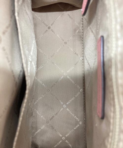 MICHAEL KORS（マイケル・コース）MICHAEL KORS (マイケル・コース) 2WAYバッグ ピンクの古着・服飾アイテム