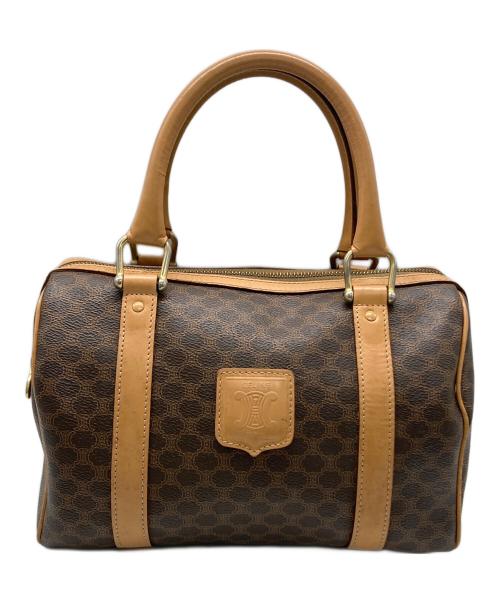 CELINE（セリーヌ）CELINE (セリーヌ) マガダム柄ミニボストンバッグ ブラウンの古着・服飾アイテム