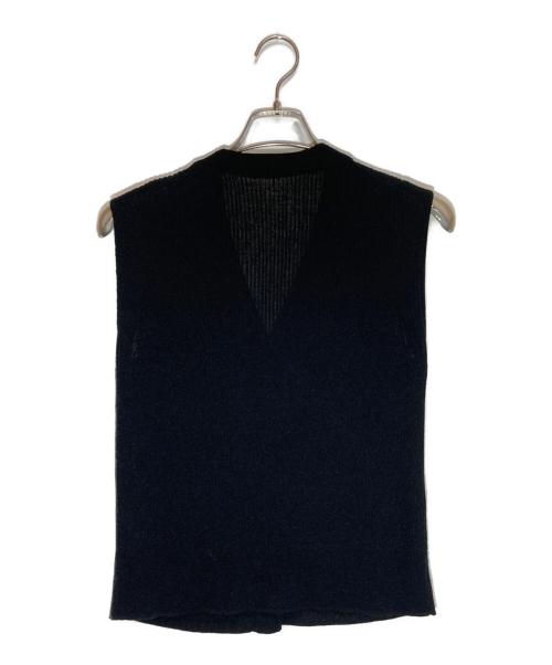 Spick and Span（スピック＆スパン）Spick and Span (スピック＆スパン) 麻コットンリブベスト ブラック サイズ:-の古着・服飾アイテム