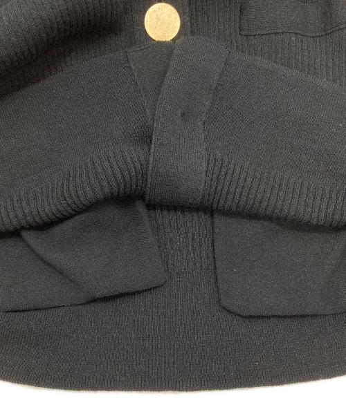Spick and Span（スピック＆スパン）Spick and Span (スピック＆スパン) 麻コットンリブベスト ブラック サイズ:-の古着・服飾アイテム