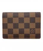 LOUIS VUITTONルイ ヴィトン）の古着「ポルトドゥカルト・ヴェルティカル」｜ブラウン