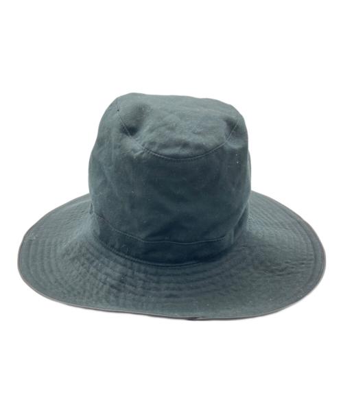 kijima takayuki（キジマタカユキ）kijima takayuki (キジマタカユキ) コットンリネンブリムハット ブラックの古着・服飾アイテム