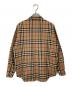 Burberry's (バーバリーズ) ノバチェックウールシャツ ベージュ サイズ:7R：10000円