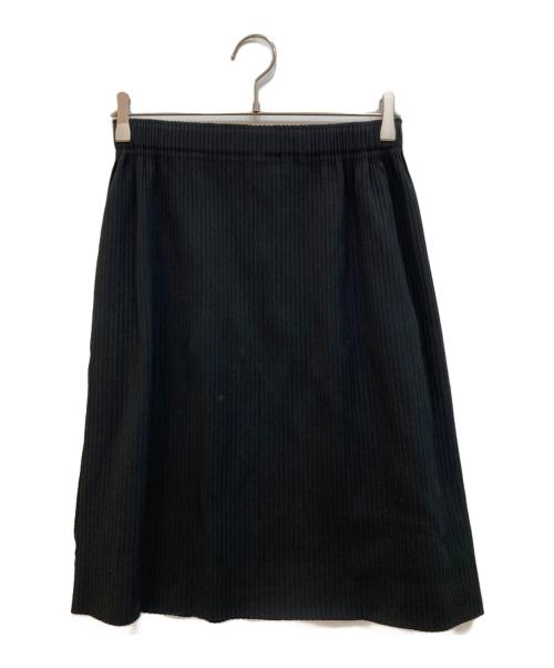 me ISSEY MIYAKE（ミーイッセイ ミヤケ）me ISSEY MIYAKE (ミーイッセイ ミヤケ) プリーツスカート ブラック サイズ:-の古着・服飾アイテム
