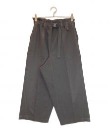 me ISSEY MIYAKE（ミーイッセイ ミヤケ）の古着「ワイドパンツ」｜ブラック