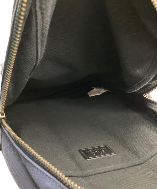 POLO RALPH LAUREN（ポロ・ラルフローレン）POLO RALPH LAUREN (ポロ・ラルフローレン) ポニーキャンバスリュック ネイビー×ブラックの古着・服飾アイテム