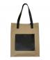 CULLNI（クルニ）の古着「Leather Pocket Canvas Tote Bag」｜ベージュ
