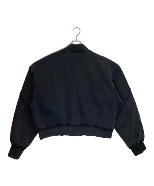HARE（ハレ）HARE (ハレ) ピグメントリバーシブルボンバーブルゾン ブラック サイズ:Mの古着・服飾アイテム