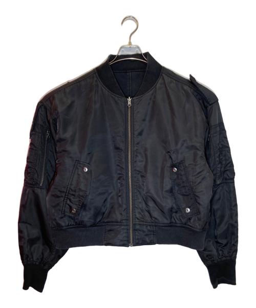 HARE（ハレ）HARE (ハレ) ピグメントリバーシブルボンバーブルゾン ブラック サイズ:Mの古着・服飾アイテム