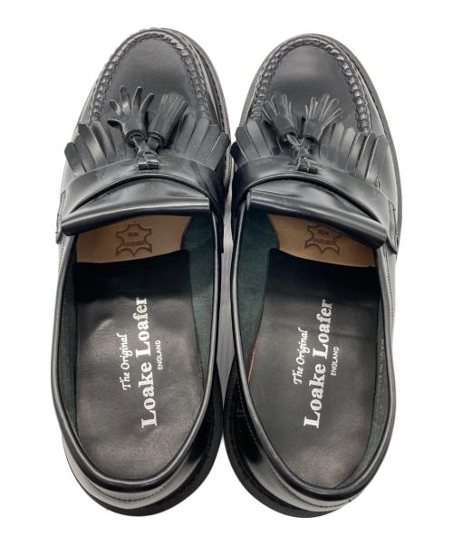 LOAKE（ローク）LOAKE (ローク) タッセルローファー ブラック サイズ:9の古着・服飾アイテム