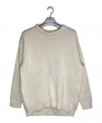 Sea Room lynnシールームリン）の古着「HeavyコットンLOOSEニット」｜ベージュ