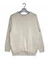 Sea Room Lynn（シールームリン）の古着「HeavyコットンLOOSEニット」｜ベージュ