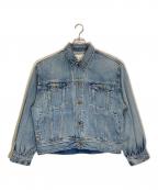 Sea Room lynnシールームリン）の古着「ボリュームスリーブデニムジャケット」｜ブルー