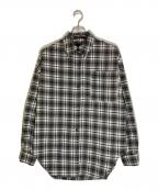 Sea Room lynnシールームリン）の古着「ルーズシルエットCHECKシャツ」｜グレー