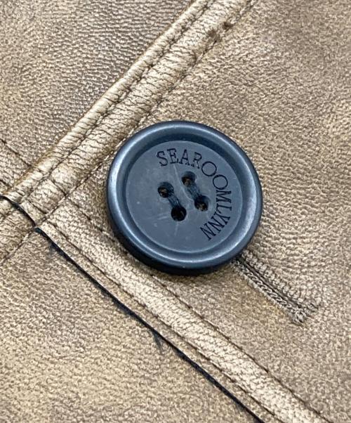 Sea Room lynn（シールームリン）Sea Room Lynn (シールームリン) VintageECOレザーシャツジャケットフェイクレザーコート ブラウン サイズ:SHORTの古着・服飾アイテム