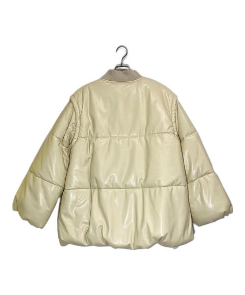 Sea Room lynn（シールームリン）Sea Room lynn (シールームリン) ECO LEATHER THERMO PUFF ベージュ サイズ:Ⅿの古着・服飾アイテム