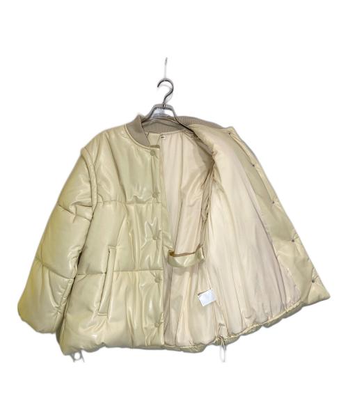 Sea Room lynn（シールームリン）Sea Room lynn (シールームリン) ECO LEATHER THERMO PUFF ベージュ サイズ:Ⅿの古着・服飾アイテム