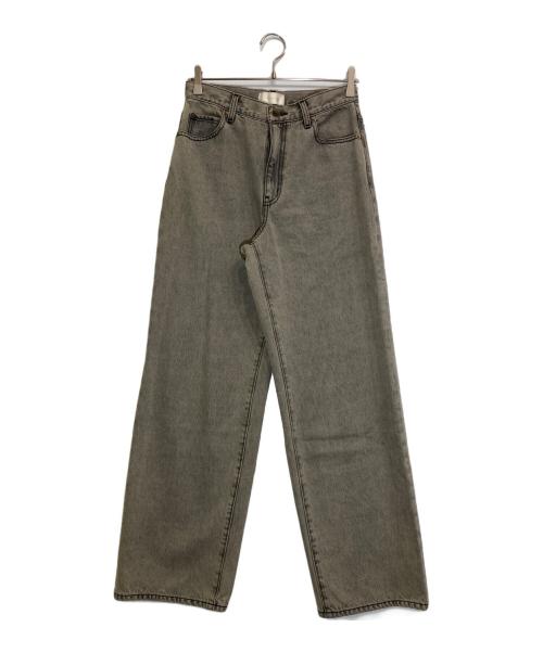 Sea Room lynn（シールームリン）Sea Room Lynn (シールームリン) ハイウエストワイドストレート SRN05 グレー サイズ:24の古着・服飾アイテム