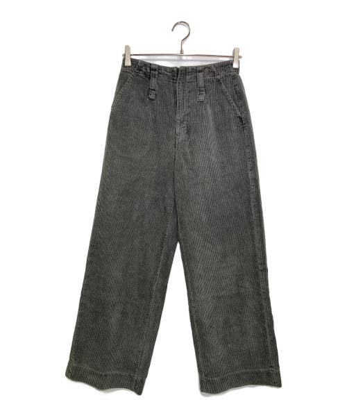 Sea Room lynn（シールームリン）Sea Room Lynn (シールームリン) Color Wash コーデュロイトラウザーパンツ グレー サイズ:Mの古着・服飾アイテム