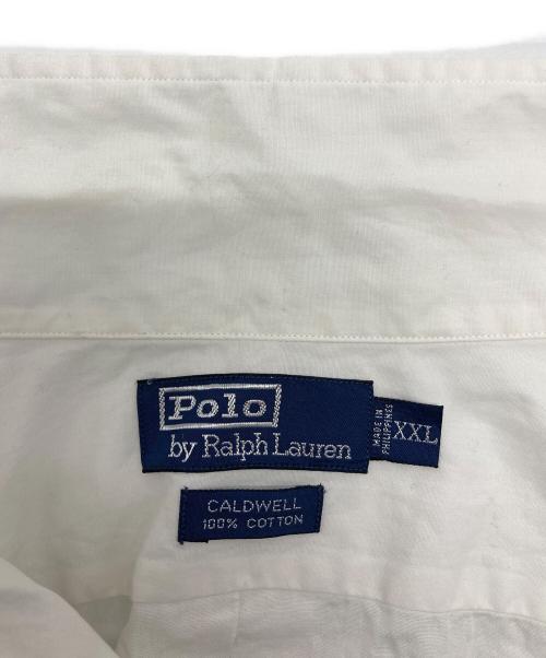 POLO RALPH LAUREN（ポロ・ラルフローレン）POLO RALPH LAUREN (ポロ・ラルフローレン) CALDWELL オープンカラーシャツ ホワイト サイズ:XXLの古着・服飾アイテム