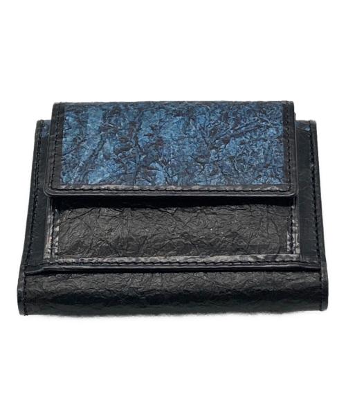 LIN-KU（リンク）lin-ku (リンク) 神 3つ折り財布 ネイビーの古着・服飾アイテム