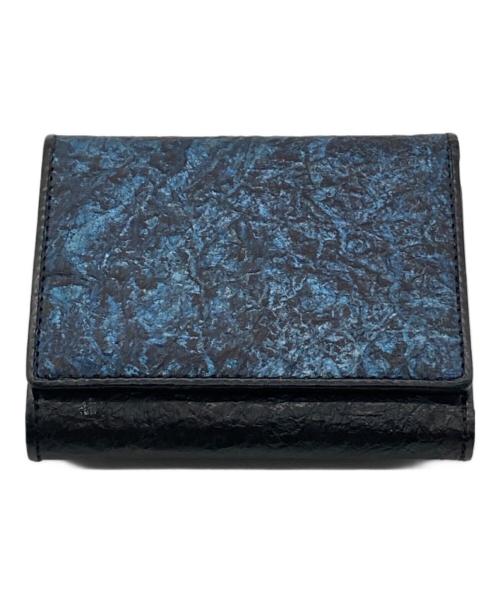 LIN-KU（リンク）lin-ku (リンク) 神 3つ折り財布 ネイビーの古着・服飾アイテム