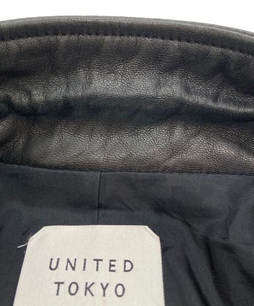 UNITED TOKYO（ユナイテッドトーキョー）UNITED TOKYO (ユナイテッドトーキョー) ライダースジャケット ブラック サイズ:1の古着・服飾アイテム