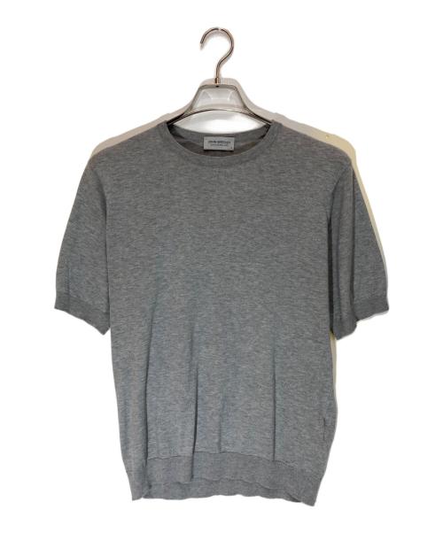 JOHN SMEDLEY（ジョンスメドレー）JOHN SMEDLEY (ジョンスメドレー) S/Sコットンニット グレー サイズ:Sの古着・服飾アイテム