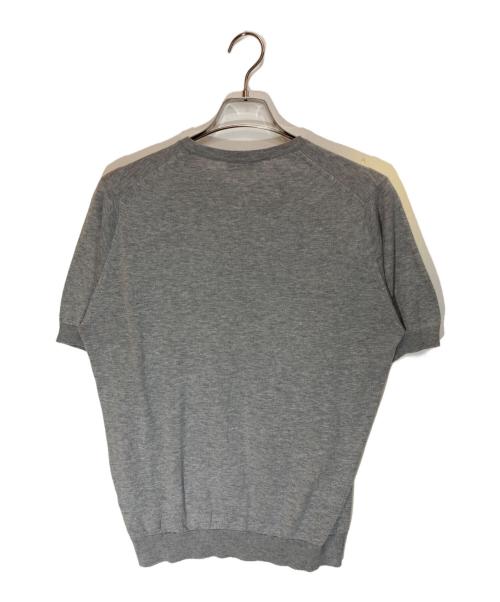 JOHN SMEDLEY（ジョンスメドレー）JOHN SMEDLEY (ジョンスメドレー) S/Sコットンニット グレー サイズ:Sの古着・服飾アイテム