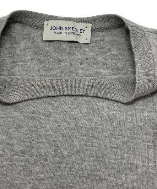 JOHN SMEDLEY（ジョンスメドレー）JOHN SMEDLEY (ジョンスメドレー) S/Sコットンニット グレー サイズ:Sの古着・服飾アイテム
