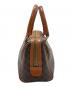 CELINE (セリーヌ) マカダム柄ミニボストンハンドバッグ ブラウン サイズ:-：17000円