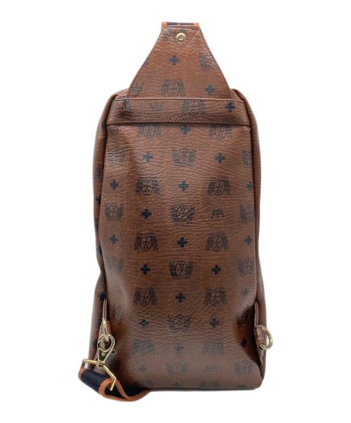 CASTELBAJAC（カステルバジャック）CASTELBAJAC (カステルバジャック) ワンショルダーバッグ ブラウンの古着・服飾アイテム