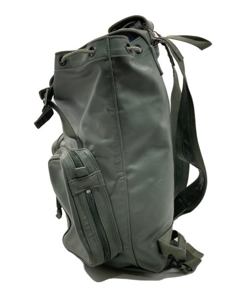 LUGGAGE LABEL（ラゲッジ レーベル）LUGGAGE LABEL (ラゲッジ レーベル) NEW LINER  RUCKSACK カーキの古着・服飾アイテム