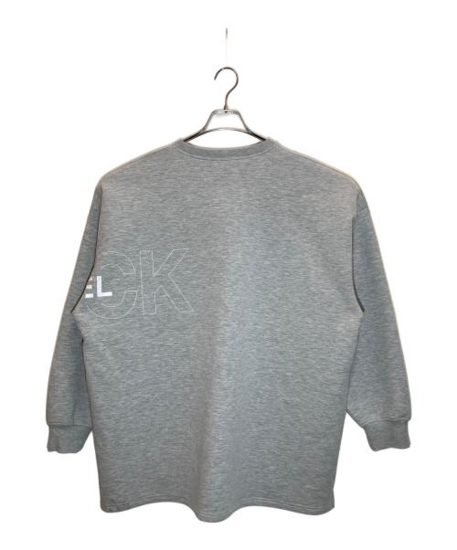 DUFFER（ダファー）DUFFER (ダファー) プリントスウェット グレー サイズ:XLの古着・服飾アイテム