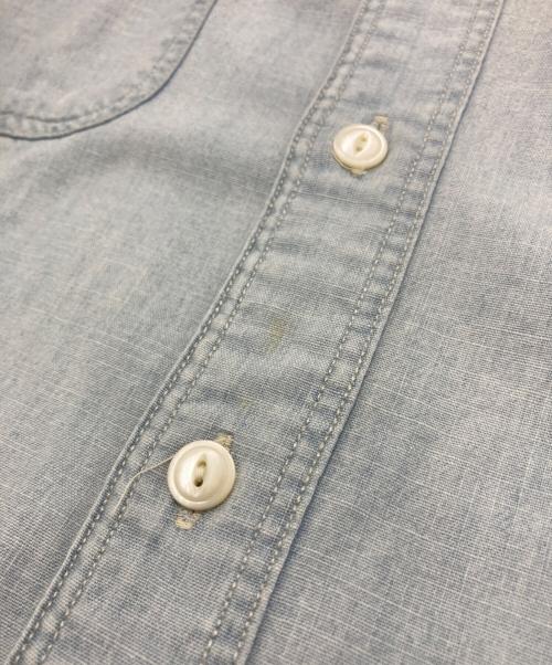 POLO RALPH LAUREN（ポロ・ラルフローレン）POLO RALPH LAUREN (ポロ・ラルフローレン) シャンブレーシャツ ブルー サイズ:Ⅿの古着・服飾アイテム