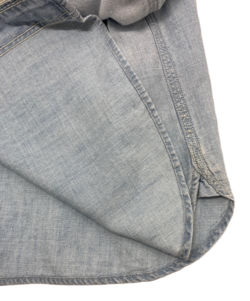 POLO RALPH LAUREN（ポロ・ラルフローレン）POLO RALPH LAUREN (ポロ・ラルフローレン) シャンブレーシャツ ブルー サイズ:Ⅿの古着・服飾アイテム